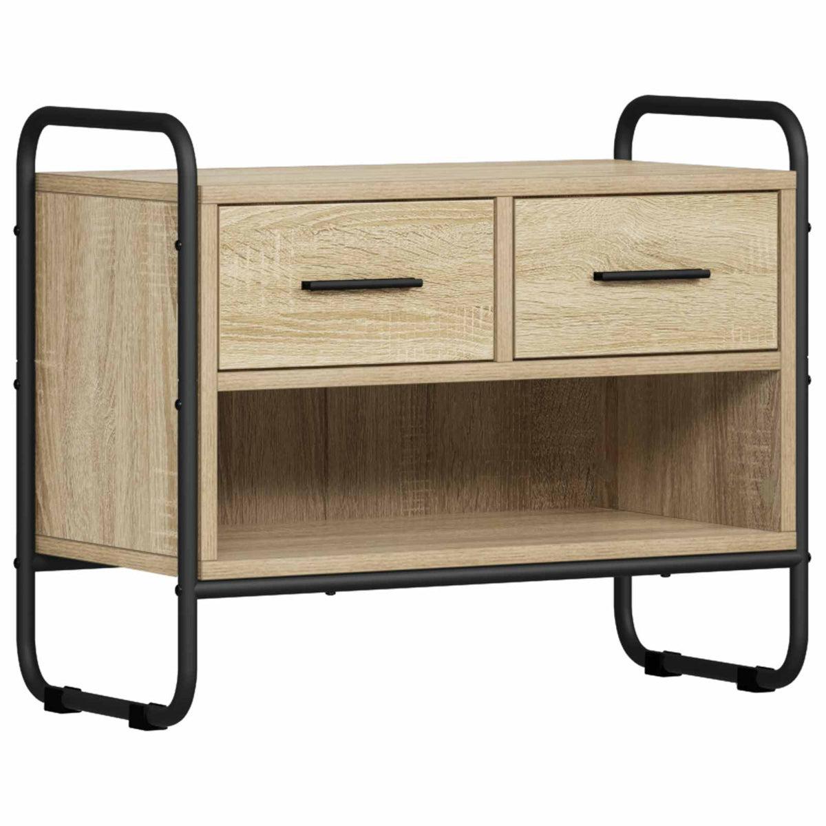 Tv-meubel 60 x 30 x 50 cm Sonoma Eiken Bewerkt hout