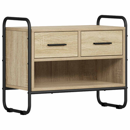 Tv-meubel 60 x 30 x 50 cm Sonoma Eiken Bewerkt hout