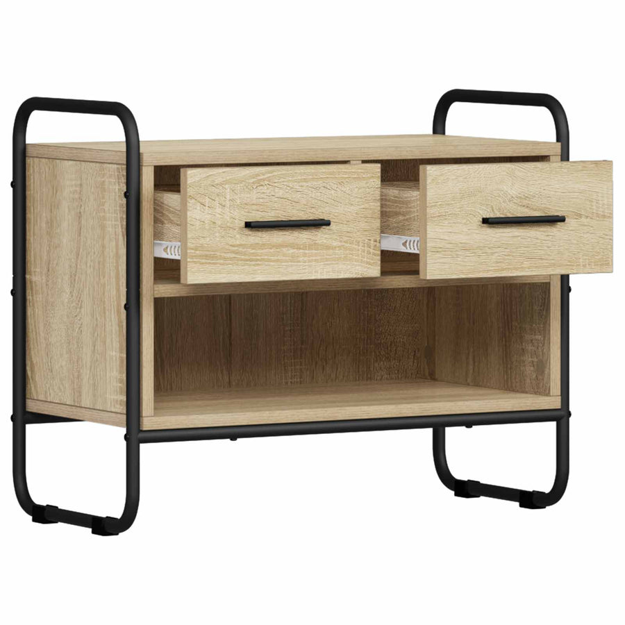 Tv-meubel 60 x 30 x 50 cm Sonoma Eiken Bewerkt hout