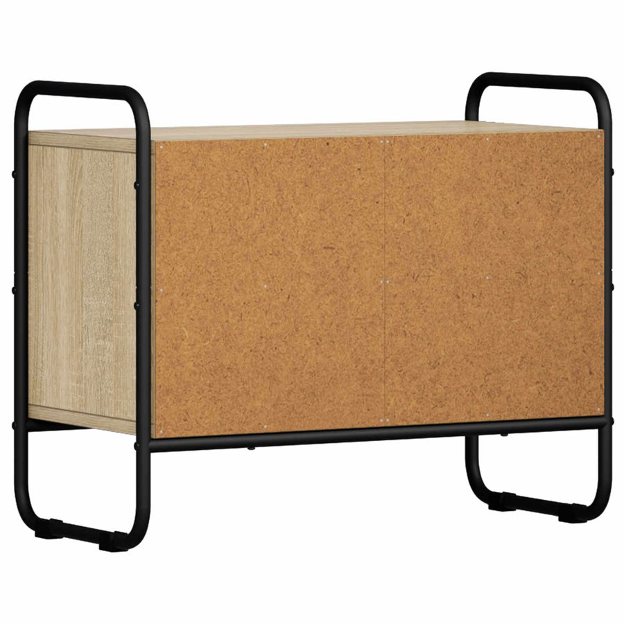 Tv-meubel 60 x 30 x 50 cm Sonoma Eiken Bewerkt hout