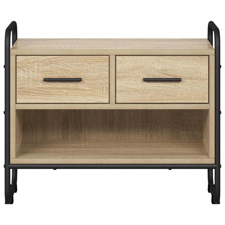 Tv-meubel 60 x 30 x 50 cm Sonoma Eiken Bewerkt hout