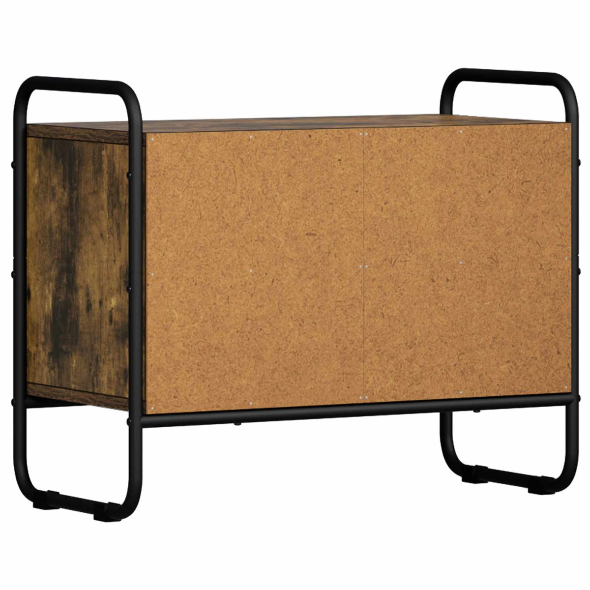 Tv-meubel 60 x 30 x 50 cm Gerookt eiken Bewerkt hout