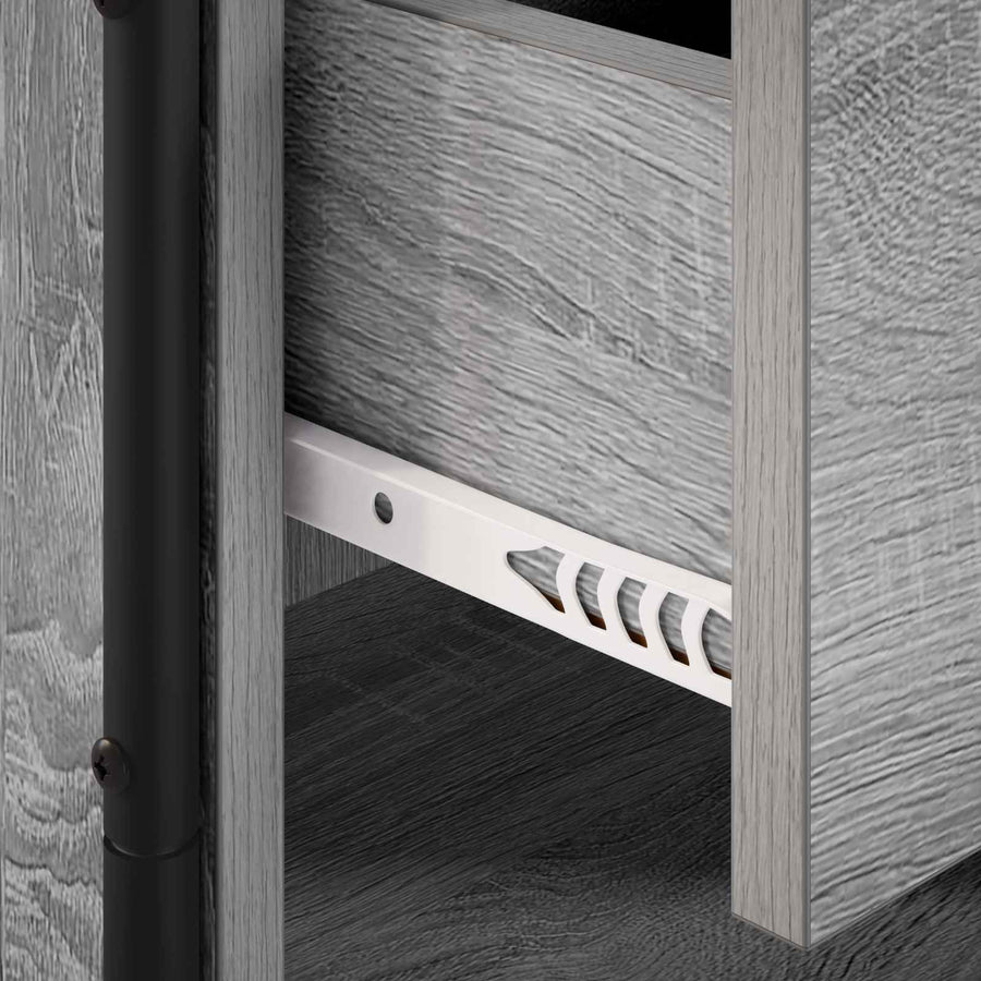 Tv-meubel 60 x 30 x 50 cm Grijs Sonoma Bewerkt hout
