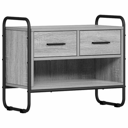 Tv-meubel 60 x 30 x 50 cm Grijs Sonoma Bewerkt hout
