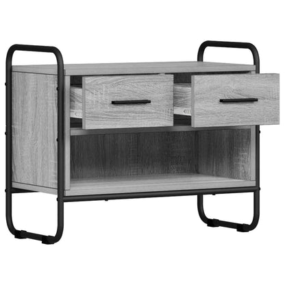 Tv-meubel 60 x 30 x 50 cm Grijs Sonoma Bewerkt hout