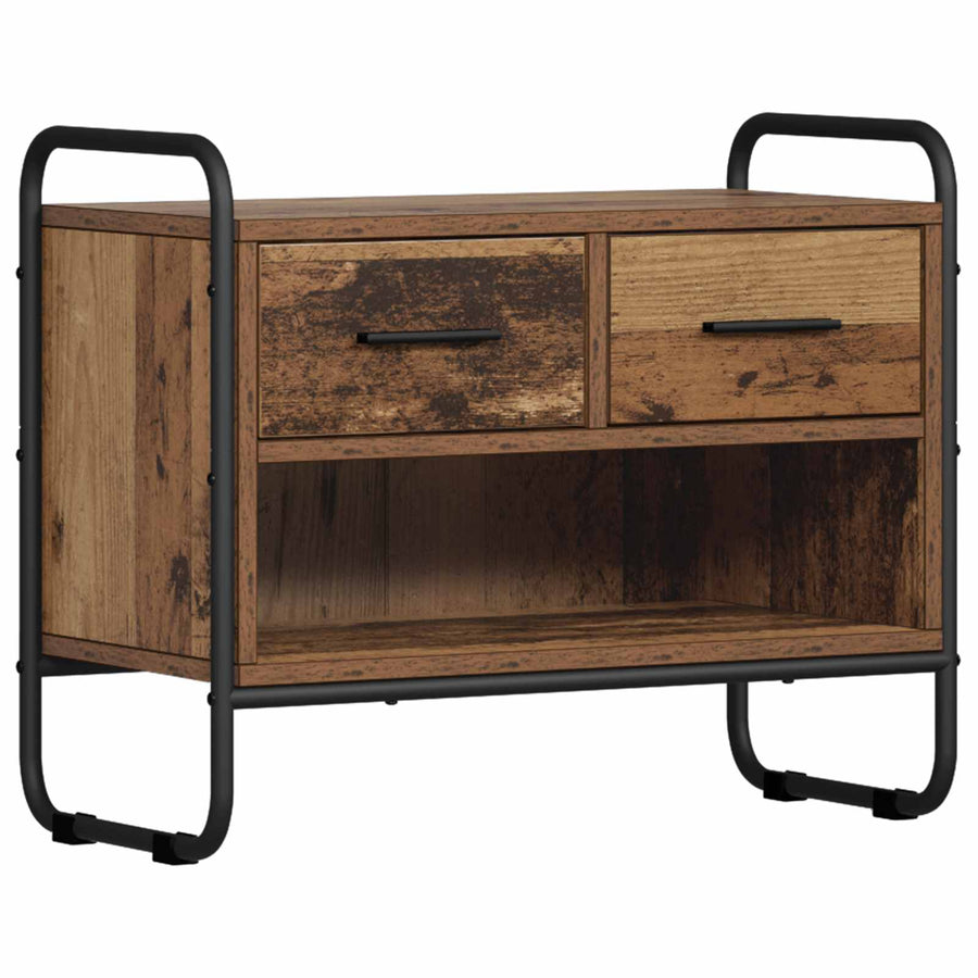 Tv-meubel 60 x 30 x 50 cm Oud hout Bewerkt hout