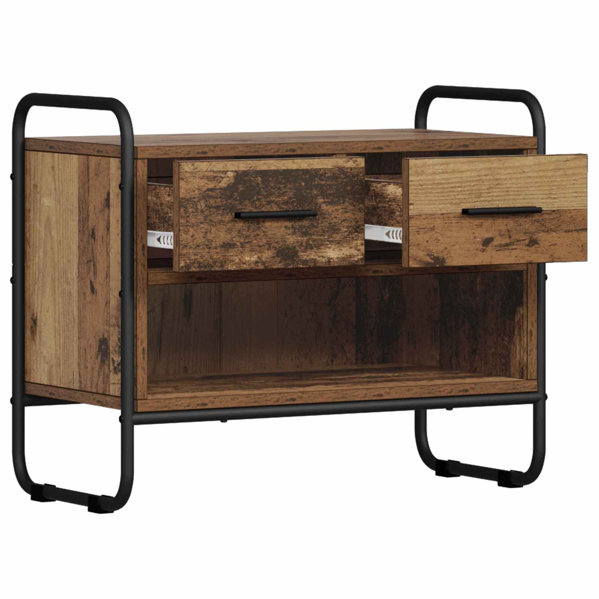 Tv-meubel 60 x 30 x 50 cm Oud hout Bewerkt hout