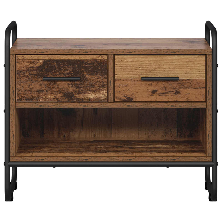 Tv-meubel 60 x 30 x 50 cm Oud hout Bewerkt hout