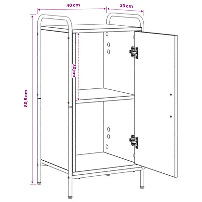 Dressoir Grijs Sonoma 97 x 33 x 81 cm Bewerkt hout
