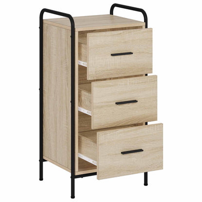 Dressoir Sonoma Eiken 97 x 33 x 81 cm Bewerkt hout