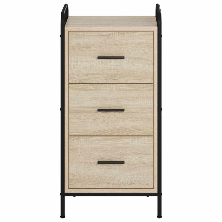 Dressoir Sonoma Eiken 97 x 33 x 81 cm Bewerkt hout