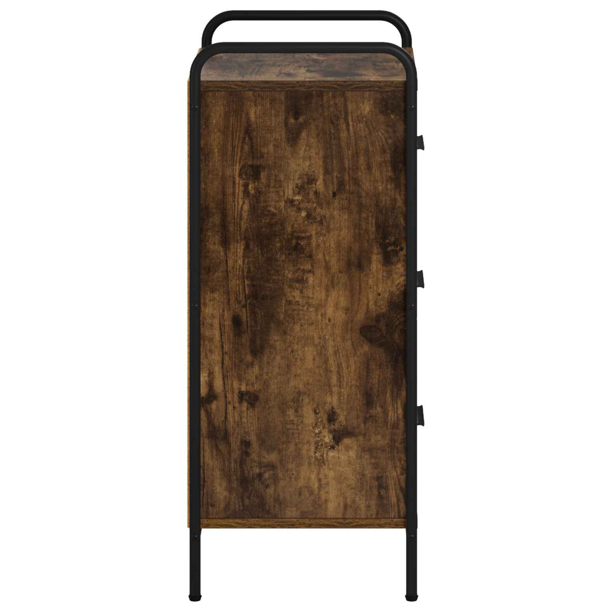 Dressoir Gerookt eiken 97 x 33 x 81 cm Bewerkt hout