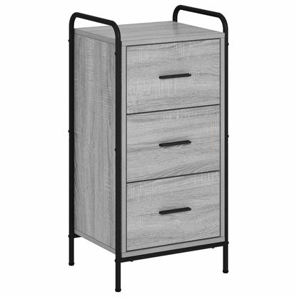 Dressoir Grijs Sonoma 97 x 33 x 81 cm Bewerkt hout