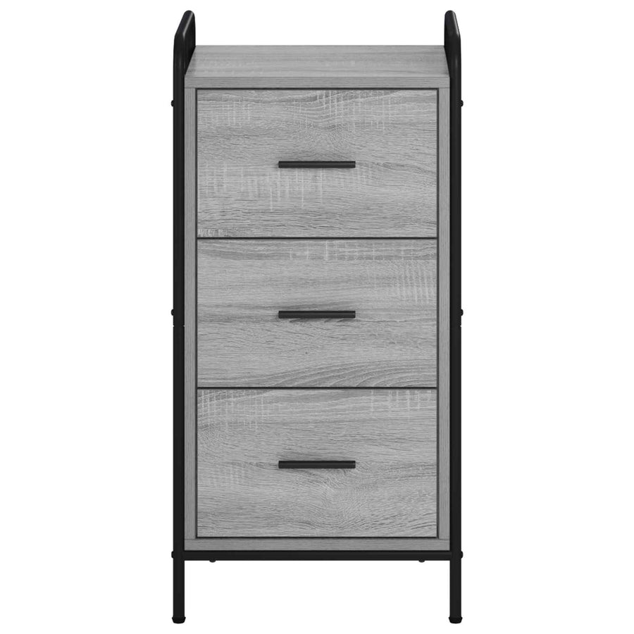 Dressoir Grijs Sonoma 97 x 33 x 81 cm Bewerkt hout