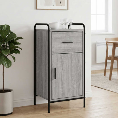 Dressoir Grijs Sonoma 97 x 33 x 81 cm Bewerkt hout