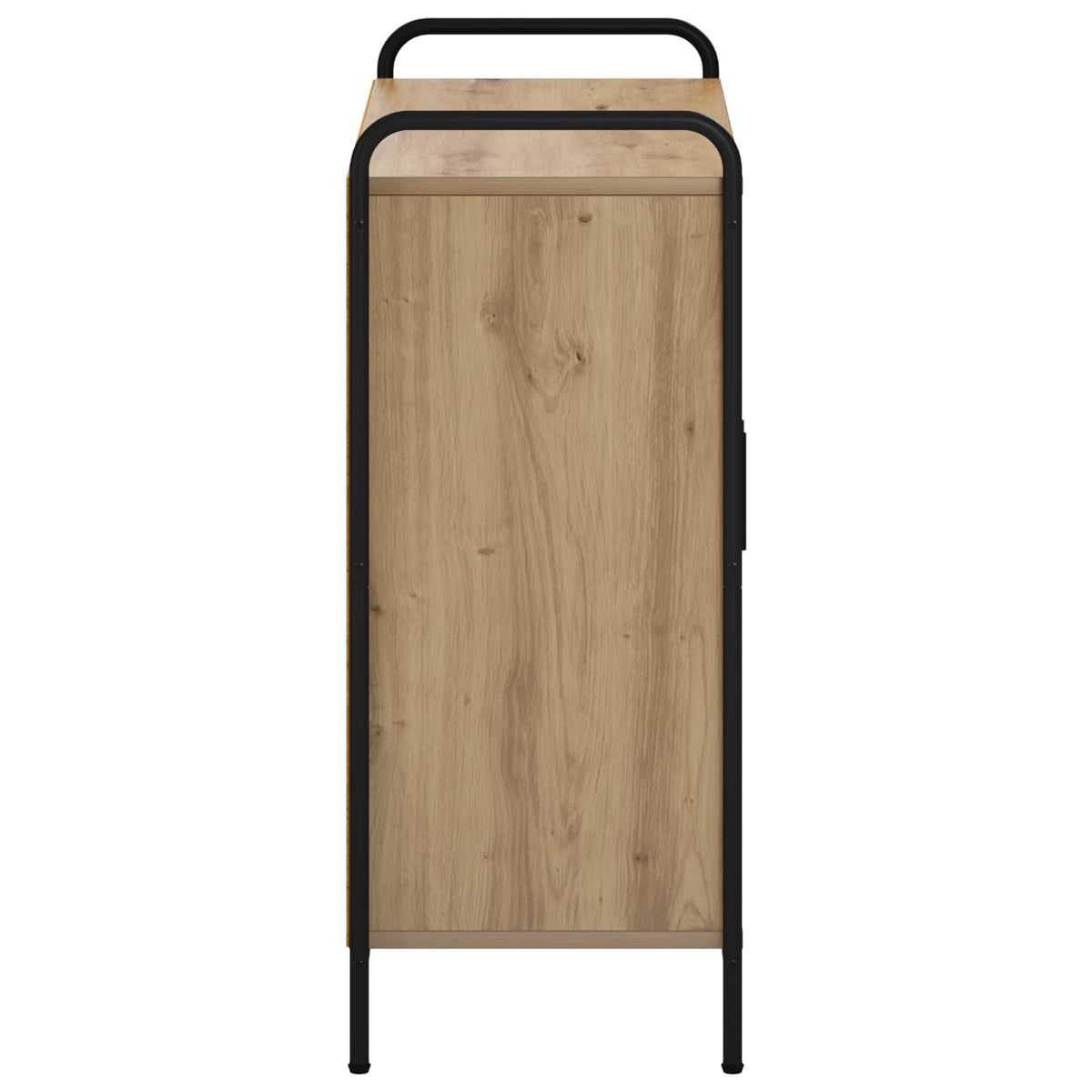 Dressoir Artisanaal eiken 97 x 33 x 81 cm Bewerkt hout