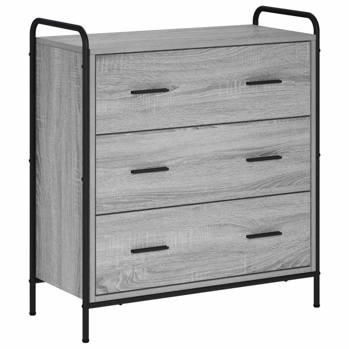 Dressoir Grijs Sonoma 97 x 33 x 81 cm Bewerkt hout