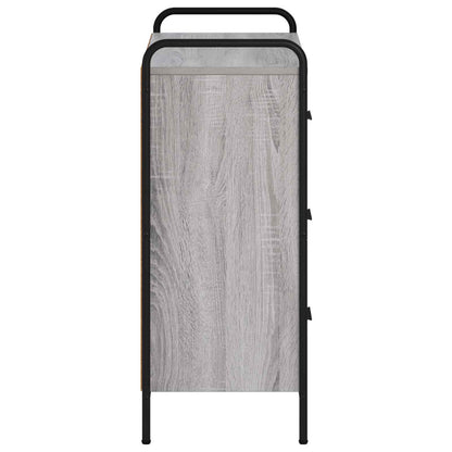 Dressoir Grijs Sonoma 97 x 33 x 81 cm Bewerkt hout