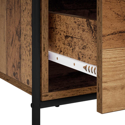 Dressoir Oud hout 97 x 33 x 81 cm Bewerkt hout