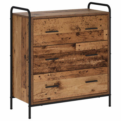 Dressoir Oud hout 97 x 33 x 81 cm Bewerkt hout