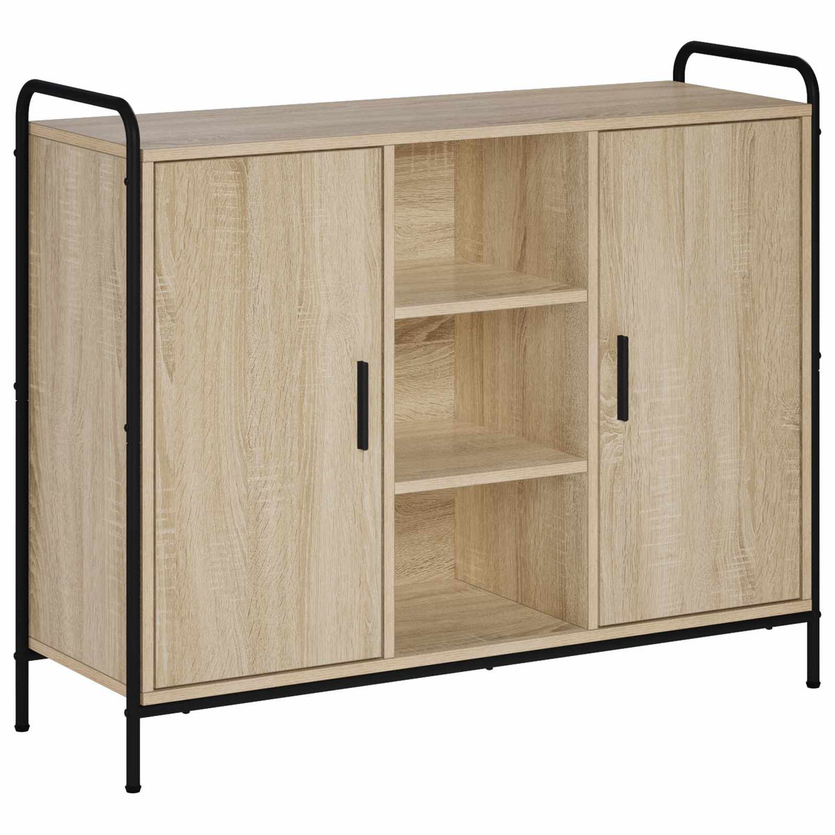 Dressoir Sonoma Eiken 97 x 33 x 81 cm Bewerkt hout