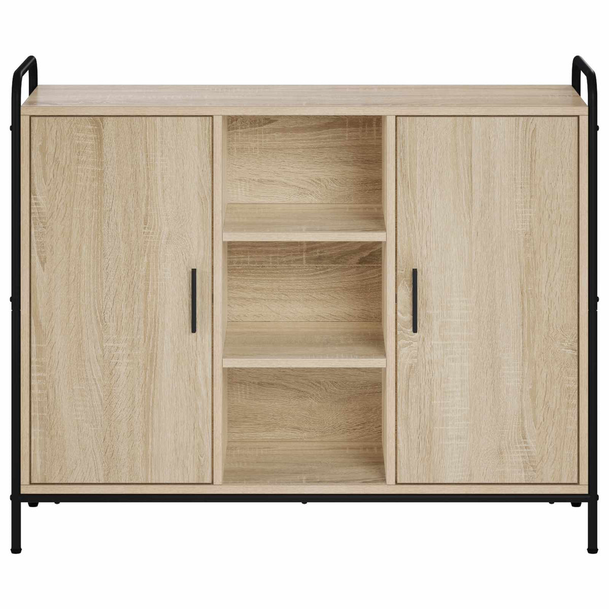 Dressoir Sonoma Eiken 97 x 33 x 81 cm Bewerkt hout