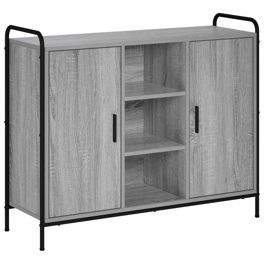 Dressoir Grijs Sonoma 97 x 33 x 81 cm Bewerkt hout
