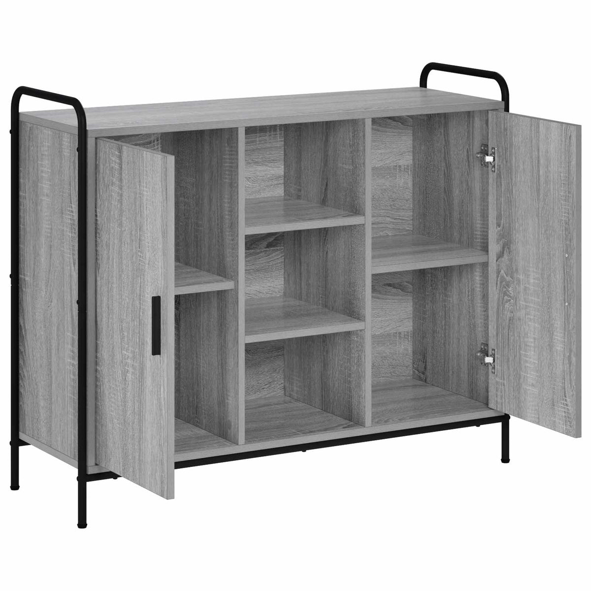 Dressoir Grijs Sonoma 97 x 33 x 81 cm Bewerkt hout