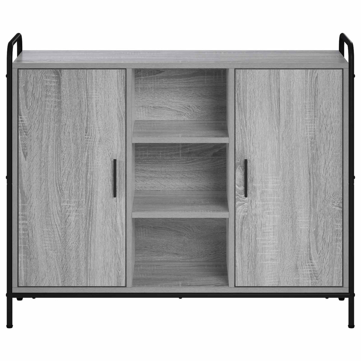 Dressoir Grijs Sonoma 97 x 33 x 81 cm Bewerkt hout