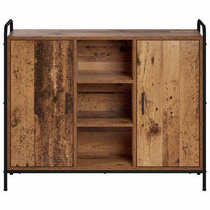 Dressoir Oud hout 97 x 33 x 81 cm Bewerkt hout