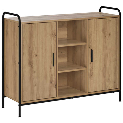 Dressoir Artisanaal eiken 97 x 33 x 81 cm Bewerkt hout