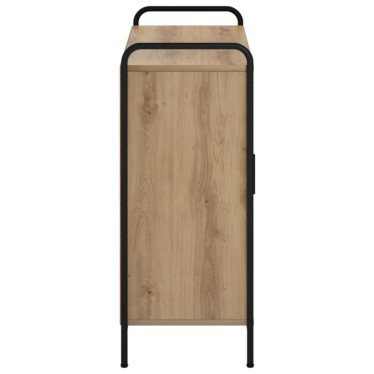 Dressoir Artisanaal eiken 97 x 33 x 81 cm Bewerkt hout