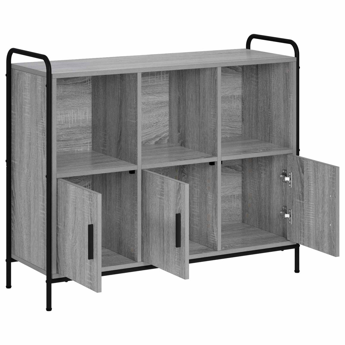 Dressoir Grijs Sonoma 97 x 33 x 81 cm Bewerkt hout