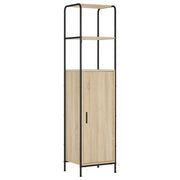 Hoge kast 40x33x161 cm Sonoma eiken bewerkt hout