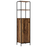 Hoge kast oud hout 40x33x161 cm