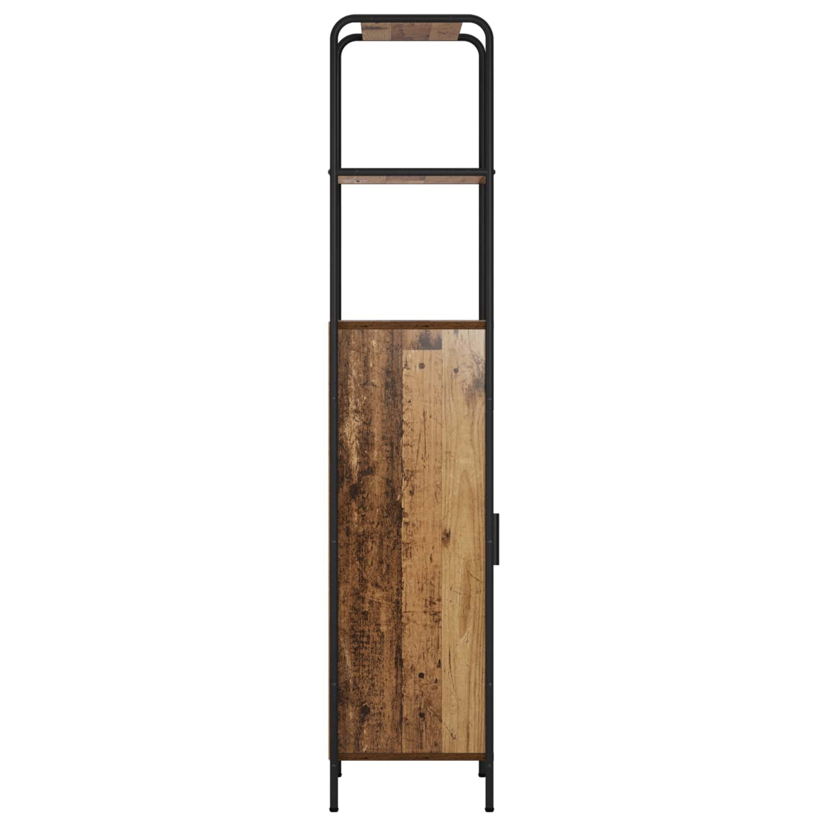 Hoge kast Oud hout 40 x 33 x 161 cm Bewerkt hout