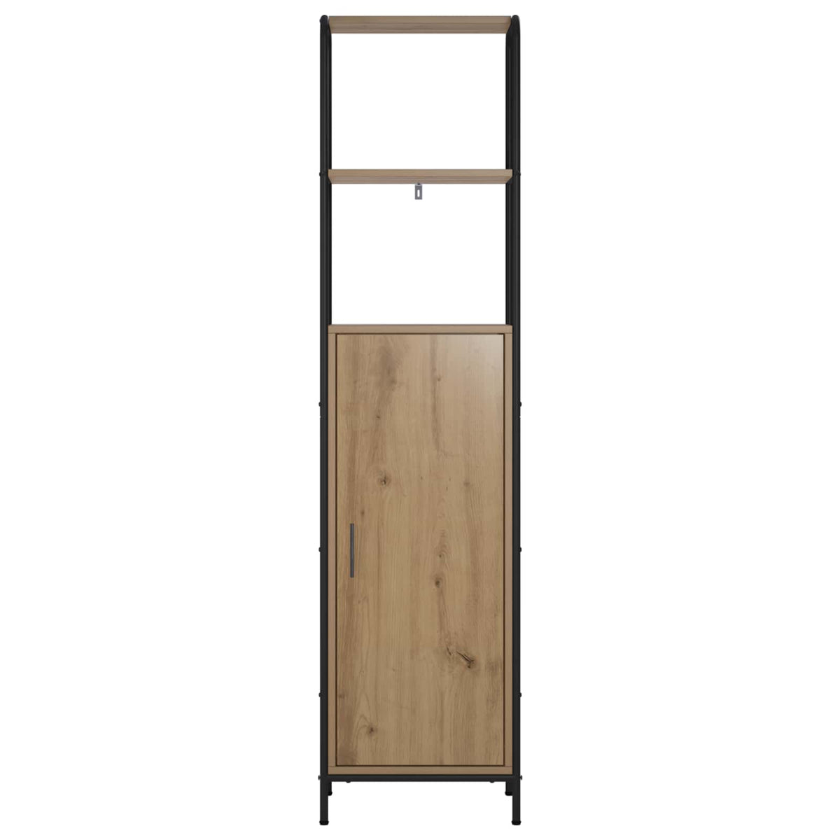 Hoge kast Artisanaal eiken 40 x 33 x 161 cm Bewerkt hout