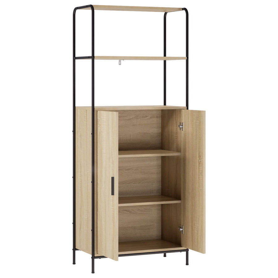 Hoge kast Sonoma Eiken 40 x 33 x 161 cm Bewerkt hout
