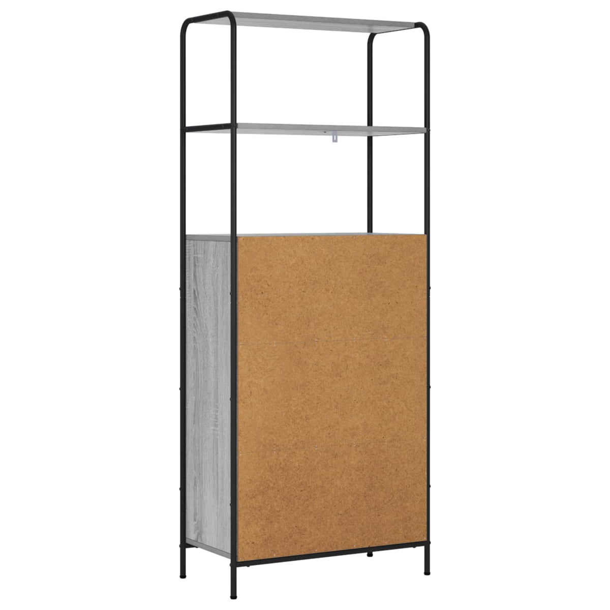 Hoge kast Grijs Sonoma 40 x 33 x 161 cm Bewerkt hout