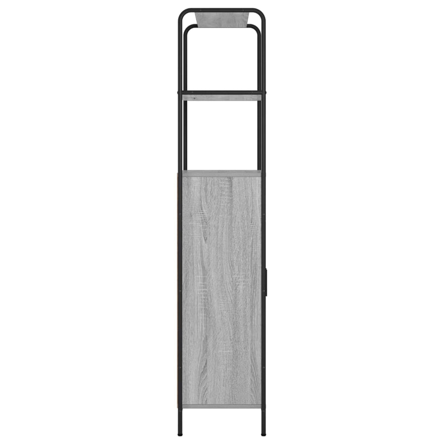 Hoge kast Grijs Sonoma 40 x 33 x 161 cm Bewerkt hout