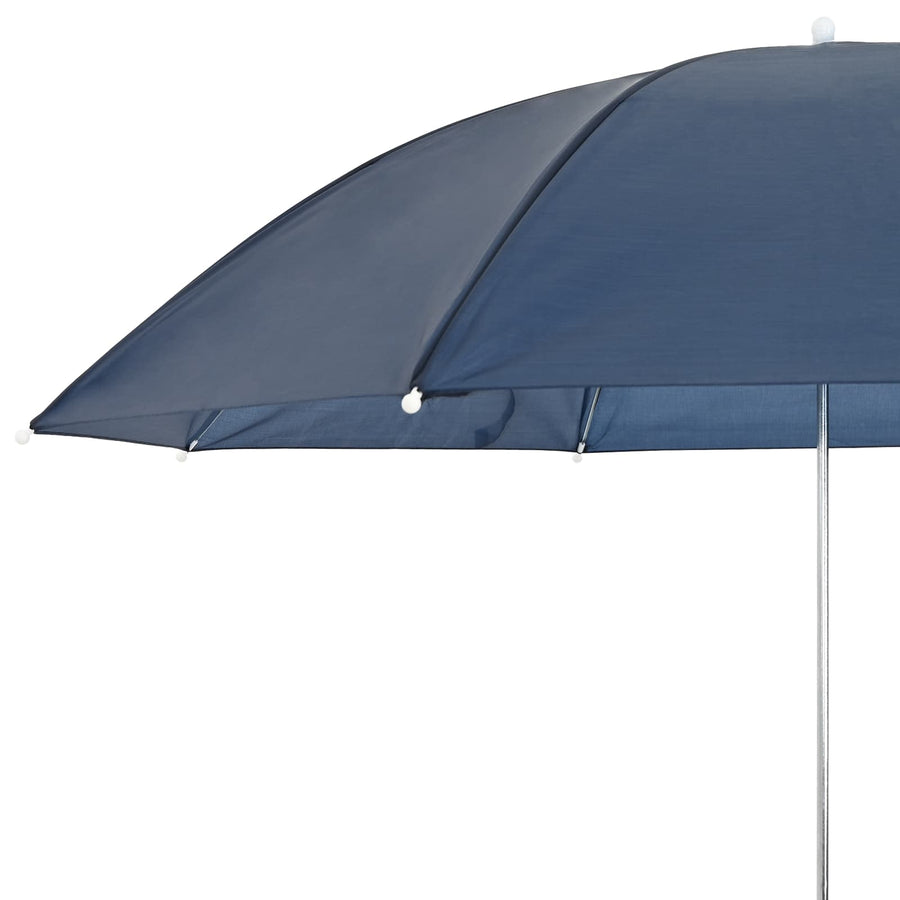 Parasol met klem 2 pcs Marineblauw Ø 105 x 86 cm 170T polyester