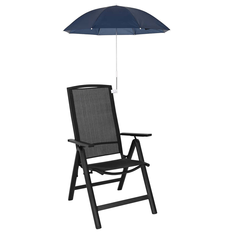 Parasol met klem 2 pcs Marineblauw Ø 105 x 86 cm 170T polyester
