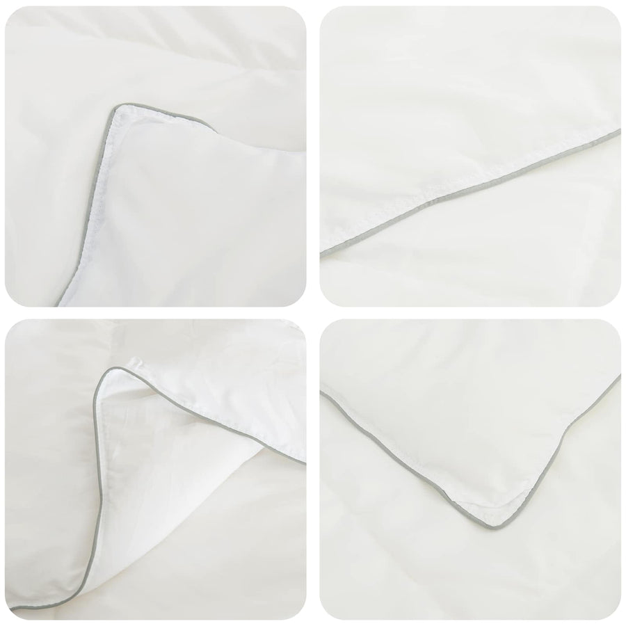 Dekbed TRIER 135x200 cm Zomer 140 GSM 100% Australische Wol Wit