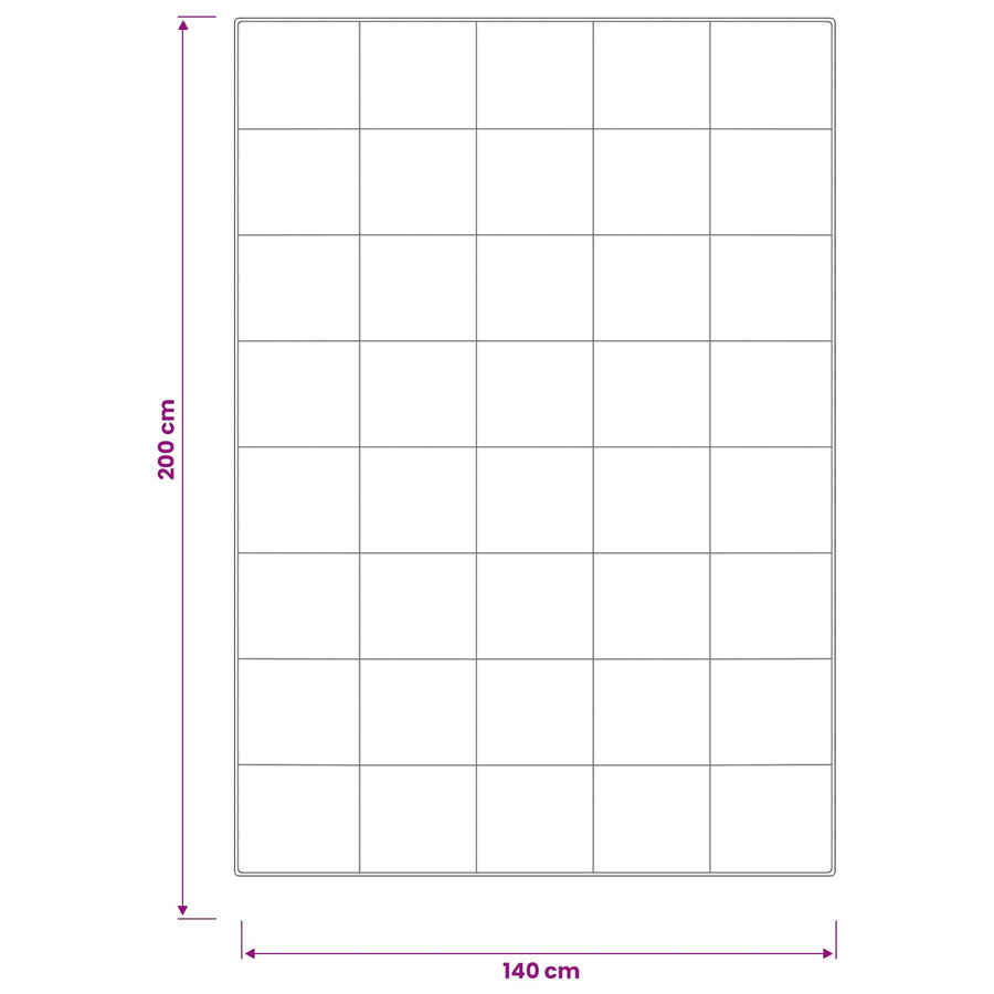 Dekbed 140x200 cm 4 seizoenen 300 GSM Australisch Wol Wit