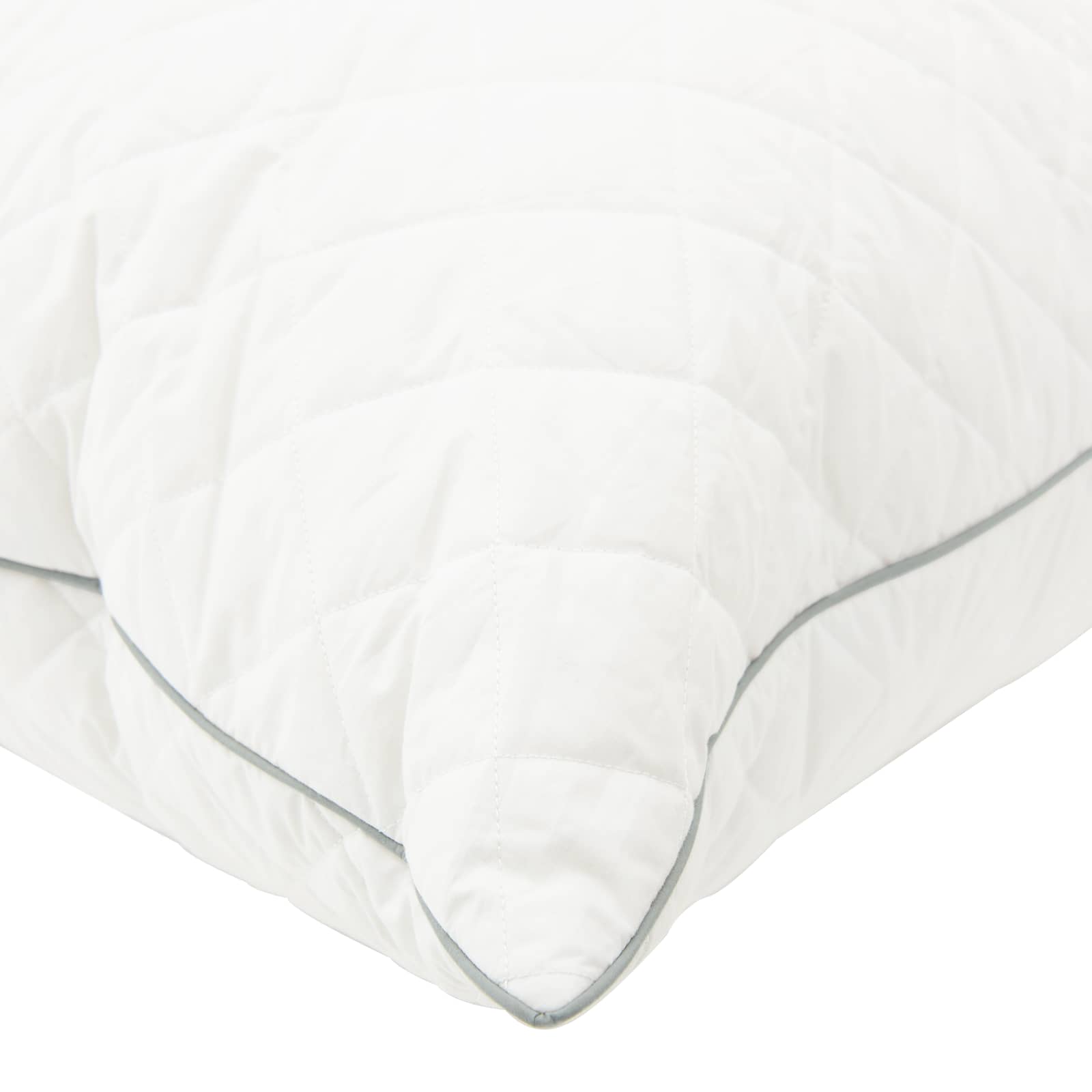 Hoofdkussen FULDA 2 st 40 x 40 cm 100% Ganzendons en Veer Wit