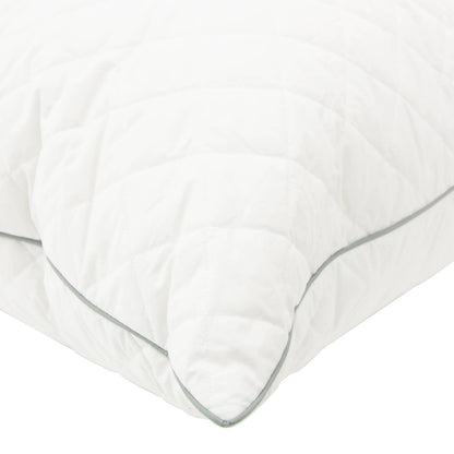 Hoofdkussen FULDA 2 st 80 x 80 cm 100% Ganzendons en Veer Wit