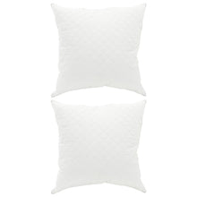 Hoofdkussen FULDA 2 st 80 x 80 cm 100% Ganzendons en Veer Wit