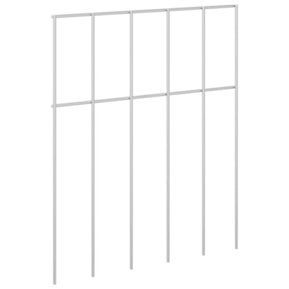 Tuin schuttingpaneel 24 pcs Gegalvaniseerd staal Zilverkleurig