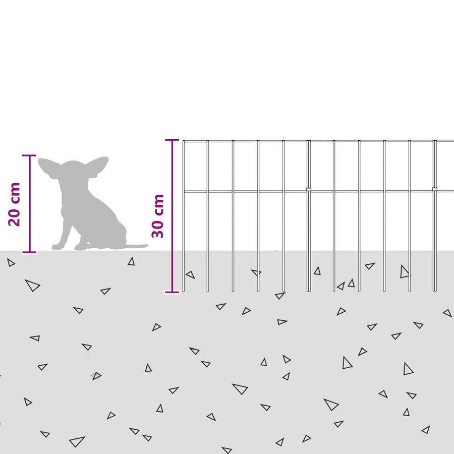 Tuin schuttingpaneel 48 pcs Gegalvaniseerd staal Zilverkleurig