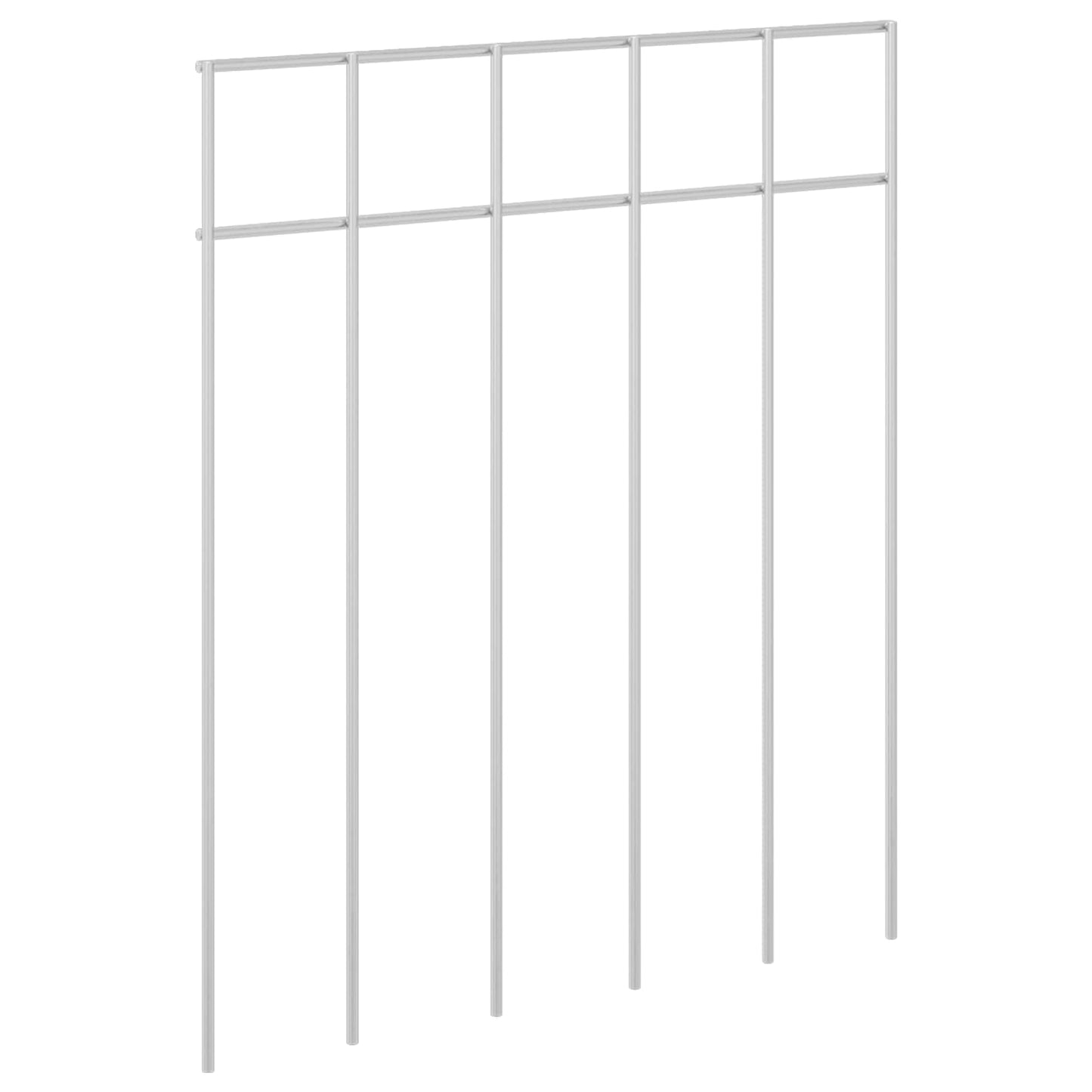 Tuin schuttingpaneel 12 pcs Gegalvaniseerd staal Zilverkleurig